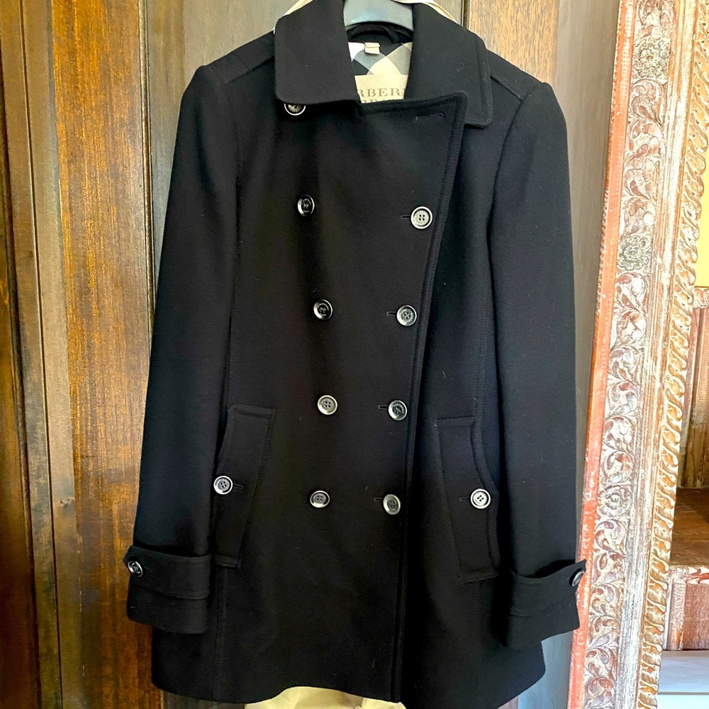 Burberry Wool Milbridge Double-breasted Coat
